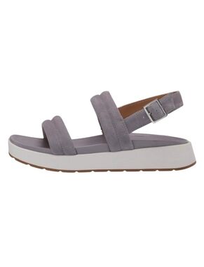 UGG Lynnden Sandal with Buckle Soft Amethyst Purple and White